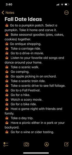 Fall Date Ideas💟#LoveStory #RomanticEncounters #HeartfeltConnections #DateNightIdeas #SoulmateSearch #FlirtyFridays #CandlelitDinners #StarryEyedMoments #LoveQuotes #DreamyDates #WhisperedPromises #AmourAdventures Alternative Date Ideas, Seasonal Date Ideas, Spooky Date Ideas, Fall Date Ideas Couple, Cute Fall Dates, Couple Date Ideas At Home, Sister Date Ideas, Small Date Ideas, Couple Things To Do