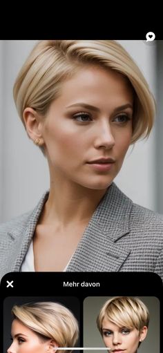 Claire Underwood Haircut, Short Bob Pixie Haircut, Choppy Bob Hairstyles For Fine Hair, Κούρεμα Bob, Blonde Pixie Cut, Crop Hair, Girls Short Haircuts, Short Hair Pixie Cuts, Bob Haircut For Fine Hair