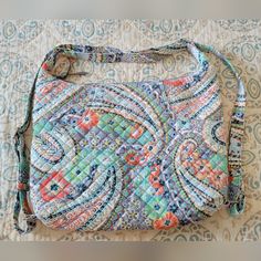 Nwot Vera Bradley Handbag Thay Converts To Backpack In Citrus Paisley Print. 13w X 12h X 4d Adjustable Strap Is 37in Two Front Pockets And Interior Has A Zipper Pocket Plus 2 Small Organizer Pockets. Multicolor Shoulder Bag With Adjustable Handle For On-the-go, Travel Rectangular Hobo Bag With Adjustable Strap, Rectangular Hobo Bag With Adjustable Strap For Travel, Casual Crossbody Diaper Bag With Adjustable Strap, Everyday Green Shoulder Bag With Adjustable Handle, Green Shoulder Bag With Adjustable Handle For Everyday Use, Travel Hobo Shoulder Bag With Adjustable Handle, Casual Satchel Diaper Bag With Adjustable Strap, Versatile Hobo Bag With Adjustable Handle For Travel