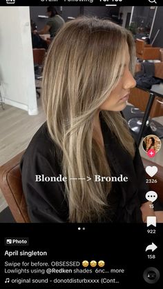 Ash Blonde Hair Balayage, Fall Blonde Hair, Brown Hair Inspo, Bronde Hair, Brunette Hair With Highlights, Dirty Blonde Hair, Ash Blonde Hair, Dark Blonde Hair, Blonde Hair Inspiration