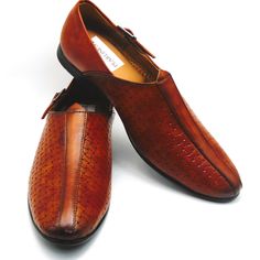 Ethnic Indian/Pakistani style shoes durable with genuine rubber sole, and Anti slip off. These brown men shoes in synthetic leather design are perfect for a special occasion or going out. The adjustable side strap makes it ideal for wide feet and adds to comfort and design. The most comfortable shoes you will ever wear. These are amazing for our grooms to be.  We offer many different designs of shoes to choose from. See our page for more of our collection! We ship out in a timely matter, wrapped in care for a safe secure trip to your location. Thank you for supporting our small business! Shipped from USA. Sizes available US 7,8,9,10. Traditional Leather Slip-ons For Formal Occasions, Traditional Leather Slip-ons For Formal Wear, Traditional Formal Slip-ons With Leather Sole, Festival Slip-on Leather Shoes With Leather Sole, Brown Men Shoes, Boho Style Shoes, Embroidery Sandals, Men's Wedding Shoes, Pakistani Style