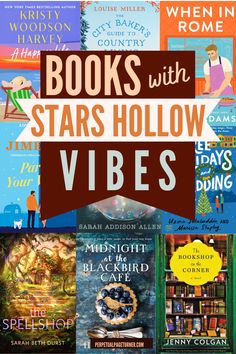 collage of book covers with text overlay that says "Books with stars hollow vibes" Hollow Feeling, Bookshelf Inspiration, Girls Back, Read List, Well Read, Stars Hollow, Book Suggestions, Reading A Book, Reading List