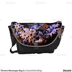 Flowers Messenger Bag Beautiful Design, Pattern Design