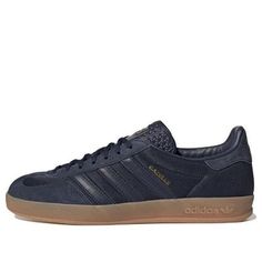 adidas Gazelle Indoor 'Collegiate Navy Gum' H06271 (SNKR/Retro/Skate/Casual/Unisex/Classic) Adidas Gazelle Indoor, Adidas Gazelle, Skate Shoes, Shoe Collection, Adidas Originals, Gum, Adidas, Navy, Birthday