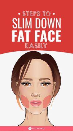 How To Lose Face Fat Easily – Exercise, Makeup And Styling Tips: What is the easiest and fastest way to lose weight on your face? Technically, it is not possible to lose fat from a single part of the body. But if you incorporate a few practical tips in your everyday life, you’ll be able to get a slimmer face easily. #Health #Fitness #FaceFat #Weightloss Motivasi Diet, Chubby Cheeks, Lose 50 Pounds, Fat Face, Stubborn Belly Fat, How To Slim Down