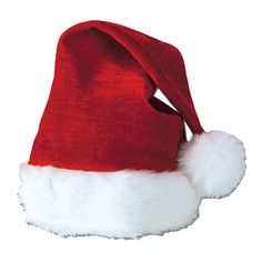 Santa Hat Velvet Plush Trim Adult. You will really feel like Santa while wearing this hat! Soft material will keep you warm, but not too warm so you can ft.t wear it indoors. Approximately 22-23" diameter. Available size: One size fits most.

Special Shipping Information: This item ships separately from other items in your order. This item cannot ship to a P.O. Box. This item may be subject to additional processing days.

ITEM IS NOT ELIGIBLE FOR EXPEDITED SHIPPING Novelty Hats, Santa Claus Hat, Santa Helper, Classic Hats, Witch Halloween, Christmas Accessories, Holiday Pictures, Christmas Hat, Red Hats