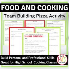 food and cooking team building pizza activity for students to learn how to make their own pizzas