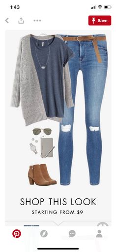 Distressed Pants, Mode Tips, Spring Outfits Women, Ripped Jeans, Jean Outfits