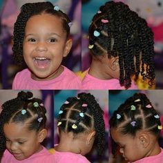 Natural Hairstyle Ideas, Cute Natural Hairstyles, Black Toddler, Toddler Hairstyles, Long Hair Tips, Natural Hairstyle, Natural Hairstyles For Kids