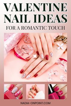 Nail Ideas Aesthetic! Here you will find some Unique and fun Valentine Nail Ideas! valentine nail ideas white | valentine nail ideas natural | valentine nail ideas natural | valentine heart nail ideas | unique valentine nail ideas | simple valentine nail ideas | valentine nail ideas easy | valentine nail ideas baddie | cute valentine nail ideas | valentine day nail ideas