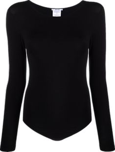 Chic Long Sleeve Bodysuit With Minimal Stretch, Long Sleeve Bodysuit With Minimal Stretch For Fall, Minimal Stretch Long Sleeve Bodysuit For Fall, Black Long Sleeve Bodysuit With Minimal Stretch, Chic Black Bodysuit With Thumbholes, Conceptual Fashion, Bodysuit Black, Black Bodysuit, Long Sleeve Bodysuit