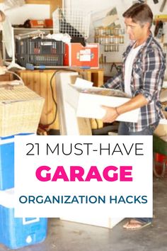 garage organization hacks that you must have in your garage to help organize the space