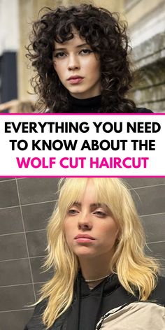 Discover the trendy wolf cut haircut and learn how it can transform your curly locks. Explore the origins of this hybrid style, inspired by the classic mullet and shag, and find out what hair types work best. Get expert styling tips and product recommendations to achieve the perfect wolf cut look. Unstyled Wolf Cut, Wolf Cut Short Hair With Bangs, Wolf Cut Haircut, Classic Mullet, Wolf Cut With Bangs, Wolf Cut Hairstyle, Bangs And Layers, Wavy Hair Care, Curly Hair Trends