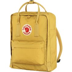 Lightweight Coated Canvas Backpack From Fjallraven With A Wraparound Zip Closure And An Interior Envelope Pocket For Toting Your Tablet. Topped With An Additional Zip Pocket At The Front And Adjustable, Webbed Straps At The Back. Double Carry Handles Along The Top. Content + Care - Pva, Polypropylene, Mixed Metal - Spot Clean - Imported Size - Dimensions: 10.62"L X 5.11"W X 14.96"H Fjallraven Kanken Laptop, Fjallraven Kanken Mini, Popular Backpacks, Fjällräven Kånken, Kanken Mini, Sac Lunch, Laptop Rucksack, Central Saint Martins, Classic Backpack