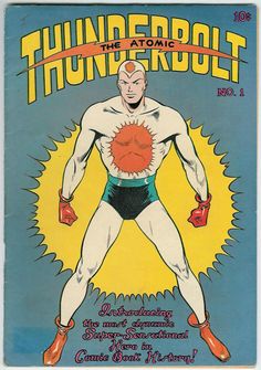 the cover to thunder bolt comic book