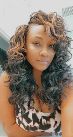 Ocean Wave Crochet Hairstyles, Braids Hairstyles Curly, Kima Ocean Wave Crochet Hair, Crochet Curls Hairstyles, Curly Crochet Styles, Kima Ocean Wave