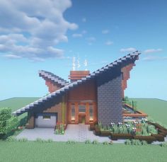 Villa Minecraft, Minecraft Modern City, Minecraft Houses Survival, Minecraft Mansion, Minecraft Houses Blueprints, Bangunan Minecraft, Minecraft Modern, Minecraft Cottage