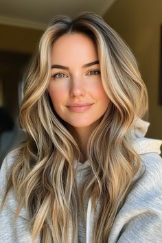 27 Chic Hairstyles for Thin Straight Hair You Need to Try in 2024 – CreativeBooster Highlights Blonde Hair Straight, Blonde Highlights Hairstyles, Beige Blonde Highlights, Long Choppy Layers, Long Fine Hair, Highlights Hairstyles, Everyday Hairstyle