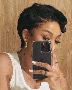 Short Haircuts Black Hair, Finger Waves Short Hair, Short Relaxed Hairstyles, Short Shaved Hairstyles, Natural Hair Short Cuts, Short Hair Black, Short Hair Pixie Cuts, Short Sassy Hair, Braided Cornrow Hairstyles