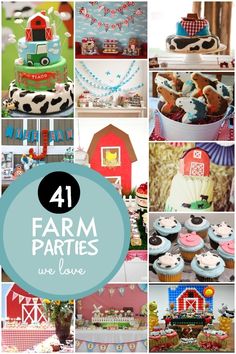 Farm Themed Boy Birthday Party Ideas www.spaceshipsandlaserbeams.com Farm Themed Party, Barnyard Birthday Party, Farm Theme Birthday, Farm Themed Birthday Party, Spaceships And Laser Beams, Barnyard Party, Barnyard Birthday, Farm Birthday Party, Party Deco