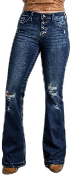 Ripped Dark Wash Flare Jeans, Dark Wash Distressed Flare Jeans, Fall Ripped Dark Wash Flare Jeans, Flare Distressed Dark Wash Jeans, Fall Distressed Dark Wash Flare Jeans, Ripped Medium Wash Flare Jeans, Distressed Dark Wash Flare Jeans, Jean Pocket Designs, Bottom Jeans