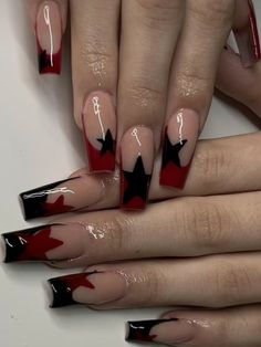 Designs For Short Nails, Edgy Nails, Pretty Gel Nails, Unique Acrylic Nails, Bling Acrylic Nails