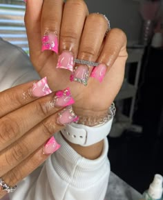 Extra Short Acrylic Nails, Kid Nails, Short Pink Nails, Girly Acrylic, Gel Nails Diy, Colored Acrylic Nails