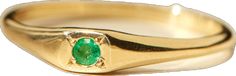 Luxury Green Intaglio Rings, Elegant Green Signet Ring For Formal Occasions, Elegant Green Intaglio Ring, Elegant Green Emerald Cut Signet Ring, Fine Jewelry Green Signet Ring With Birthstone, Luxury Green Hallmarked Signet Ring, Green Intaglio Ring Jewelry, Luxury Green 14k Gold Signet Ring, 14k Gold Hallmarked Green Emerald Ring