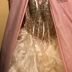 Size 00 Not From Jovani Using For Exposure Good Condition Elegant Ruffled Dresses For Sweet 16, White Fitted Quinceanera Party Dress, Sweet 16 Dress, 16 Dress, Jovani Dresses, Sweet 16 Dresses, Sweet 15, Sweet Dress, Sweet 16