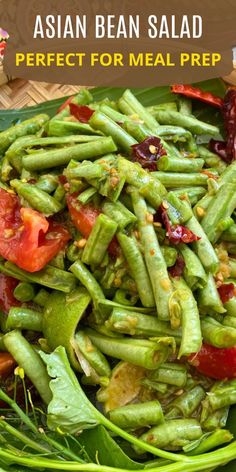 Today, we're sharing a meal prep-friendly Asian bean salad recipe that’s healthy and simple to make! Made with green beans, a spicy Asian dressing, and fresh ingredients, this salad is ideal for lunch, dinner, or a snack. Perfect for anyone looking for a low-carb, delicious dish that’s ready in minutes and perfect for tomorrow's lunch!