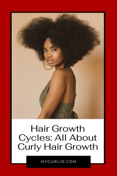 “Many naturalistas think that hair growth is largely determined by the products they use, or the protective styles they choose to rock.  And while the aforementioned factors do affect hair growth, the most important determining factor is the rate of hair growth that’s unique to your hair’s growth cycle.  Continue reading to learn about what a hair growth cycle is and how you can improve the quality of each cycle to support healthy hair growth!” Hair Growth Rate, Curly Hair Growth, Hair Growth Cycle, Healthy Scalp, Hair Growth Tips, Healthy Hair Growth, Natural Hair Growth