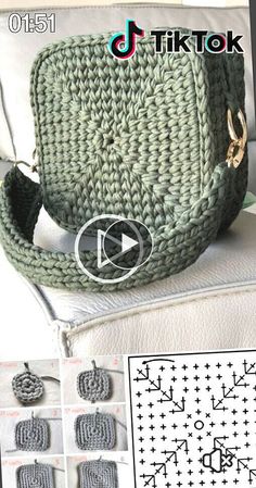 crochet purse pattern with instructions to make it