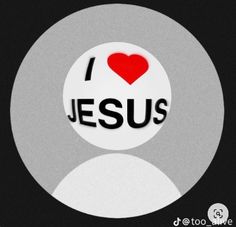 i love jesus sticker on the side of a car window with a red heart