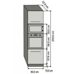 an image of a drawing of a kitchen with the measurements for each drawer and door