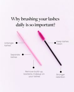 Daily combing of your eyelashes is crucial to maintaining their health and appearance.   Make daily eyelash combing a part of your beauty routine for beautiful, healthy lashes every day. 🤩⁣ Connect with us one-on-one via DM for any inquiries!  #lashartists #lashgoals #eyelashcare #lashtech #lashaddict #lashlife #glamlashes #lashperfection  #eyelashartistry #liorelash Eyelash Care Routine, Eyelash Care Tips, Lashes Care Routine, Lash Diameter Chart, Different Types Of Lash Curls, Lash Extension Curl Chart, Lash Extension Types, Different Lash Curl Types, Lashing Tips