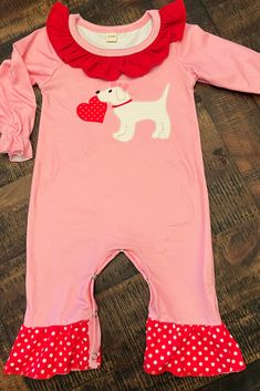 dallasdarlins.com Children's Boutique Valentines Collection Valentine Pictures, Valentine Picture, Pink Romper