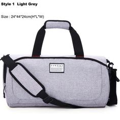 Type of sports:  Fitness  
  Material:  Polyester  
  Capacity:  20-35L  
  Material:  Waterproof polyester  
  Size:  21cmx46cmx21cm(HxLxW) Casual Large Capacity Gym Bag For Outdoor, White Casual Travel Bag For Outdoor, Casual White Travel Bag For Outdoor, White Large Capacity Travel Bag For Gym, Practical Sports Bag With Breathable Design, Practical Sports Bag With Breathable Features, Large Capacity Gym Bag, White Nylon Casual Travel Bag, Casual White Nylon Travel Bag