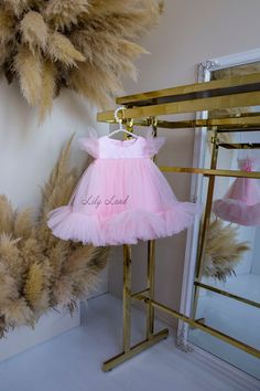 Cute short puffy baby girl dress have very original fashionable design and made of high-quality tulle will be perfect for any celebration... birthday, wedding, parties, Christmas, photography, Valentine's Day, dance, evening, flower girl  dress, ball gown, festivals wear, dance, dress-up, fairy & princess costumes or other special occasional events.    All our dresses are made with great love and care. We stand behind our work. Highest quality and 100% satisfaction guaranteed service. We proudly believe in our product's softness, durability and quality, fashion and lovely Features: - puffy ruffled skirt  - knee length - short sleeve Tulle Baby Dress, Fairy Princess Costume, Ship Light, First Birthday Dress, Baby Birthday Dress, First Birthday Dresses, Dress Tutu, Celebration Birthday, Birthday Girl Dress