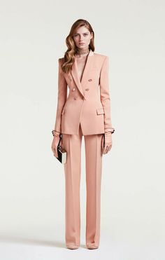 Fall Fashion Coats, Womens Suits Business, Pink Suit, Pantsuits For Women, Power Dressing, Business Outfit, Work Outfits Women