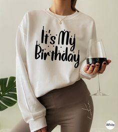 It's My Birthday Shirt, Women's Birthday Party Sweatshirt, Girls Birthday T shirt For Her, Mom's Birthday Shirt, Bday Gifts For Women, E5557 WELCOME TO LITTLE PREPPY TEE.... If you are looking for soft, comfortable, first-class clothes that you can design for your most special days or your loved ones, you are at the right place! We love what we do here at Best Creative Designs and we strive to make your shopping experience just right for you. If you have any questions about our products, feel fr It's My Birthday Shirt, Preppy Tee, Bday Gifts, Class Outfit, Birthday Sweatshirt, V Neck Shirts, Woman Birthday Party, Mom's Birthday, It's My Birthday