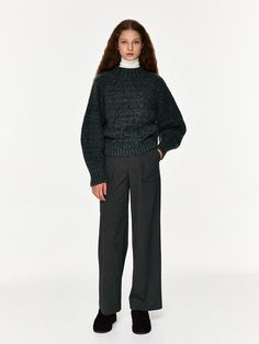 Editor's NotesSimple and basic material warm wide silhouette trouser pants with a simple and casual wear. It is great to style with various of top wears emphasizing a warm and cozy wear.- Comfortable silhouette trouser pants- Soft touch and texture mood created- Great to style in many waysMeasurements(in.)S / M - Waist: 13.58 in / 14.37 in - Hip: 18.70 in / 19.49 in - Hem: 11.02 in / 11.42 in - Length: 41.34 in / 41.54 in Model info:- Height: 5'4 Bust: 28.5 in. Waist: 22 in. Hips: 33.5 in. Wearing size: S - Height: 5'7 Bust: 31 in. Waist: 28 in. Hips: 35 in. Wearing size: S Composition & Care- 30% Rayon, 35% Tencel, 30% Viscose, 5% Spandex- Dry cleanDesigner- by MOHAN Cozy Wear, Wide Trousers, Trouser Pants, 2 Colours, Warm And Cozy, Casual Wear, Trousers, Pants, How To Wear