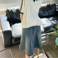 Kylethomasw Streetwear Denim Skirt for Women High Waist A-line Jupe Fashion Casual 2024 Faldas Mujer Korean Y2K Mini Skirts XS Waist:60cm Hip:84cm Length:43cm S Waist:64m Hip:88cm Length:44cm M Waist:68cm Hip:92cm Length:45cm L Waist:72cm Hip:96cm Length:46cm XL Waist:76cm Hip:100cm Length:47cm 2XL Waist:80cm Hip:104cm Length:48cm Casual High Waist Pleated Denim Skirt, Pleated Denim Blue Cotton Skirt, Denim Blue Cotton Pleated Skirt, Casual Medium Wash Knee-length Skirt, Casual A-line Denim Skirt, Casual Knee-length Medium Wash Skirt, Casual Cotton Pleated Denim Skirt, Casual Pleated Denim Skirt, Casual Medium Wash Pleated Denim Skirt