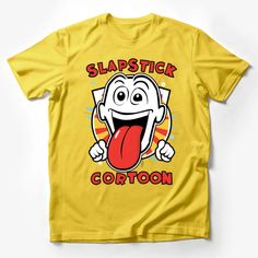 Cartoon Face T-Shirt, Funny Slapstick Comedy Tee, Vibrant Graphic Casual Wear, Unisex Cotton Shirt for All Ages Male T-Shirt Custom graphic T-Shirt.Customize your color Funny Yellow Top With Letter Print, Funny Yellow Tops With Letter Print, Funny Yellow Graphic Print Top, Yellow Crew Neck Top With Funny Text, Funny Yellow Crew Neck Top, Funny Yellow Pre-shrunk T-shirt, Funny Yellow Top With Screen Print, Funny Yellow Screen Print Top, Funny Yellow Tops With Funny Print