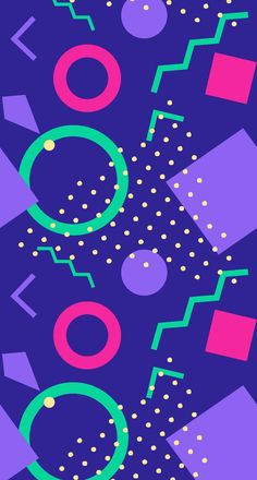 an abstract background with circles and dots