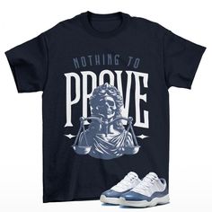 Proof Jordan 11 Low Diffused Blue Sneaker Matching Tee Shirt Navy The unisex heavy cotton tee is the basic staple of any wardrobe. It is the foundation upon which casual fashion grows. All it needs is a personalized design to elevate things to profitability. The specially spun fibers provide a smooth surface for premium printing vividity and sharpness. No side seams mean there are no itchy interruptions under the arms. The shoulders have tape for improved durability. .: 100% cotton (fiber conten Casual Pre-shrunk Shirt For Streetwear, Sporty Shirt With Relaxed Fit For Streetwear, Sporty Relaxed Fit Shirt For Streetwear, Sporty Screen Print Shirt For Streetwear, Pre-shrunk Relaxed Fit Shirt For Streetwear, Relaxed Fit Pre-shrunk Streetwear Shirt, Basic Shirt With Text Print For Streetwear, Basic Text Print Shirt For Streetwear, Jordan 11 Navy Blue