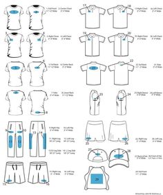 the instructions for how to wear shorts and t - shirts