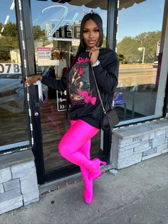 True to size Pink Boots Outfit, Black Boots Outfit, Casual Glam, Fly Outfit, African Maxi Dresses, Black Graphic Tees, Concert Looks, Black Mini Skirt, Fall Looks