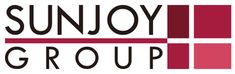 the sunoy group logo is shown in black and red