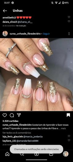 Nail Designs Bling, Exotic Nails, Makeup Makeover, Acrylic Designs, Pretty Acrylic Nails, Cute Acrylic Nails, How To Make Hair, Beautiful Nails, Cute Nails