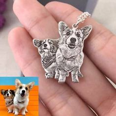 Custom Handmade Pet Portrait Necklace* Personalized Pet Photo Necklace* Pet Lover Gift* Personalized Cat Dog Name* Pet Memorial Gift Jewelry Pet Memorial Ideas, Memory Jewelry, Memory Ideas, Dog Cat Pictures, Pet Memory, Memories Ideas, Portrait Necklace, Memory Boxes, Memorial Ideas